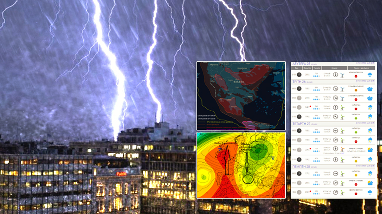 Ραγδαία επιδείνωση του καιρού τις επόμενες ώρες