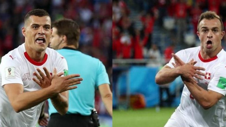 Χρηματικό πρόστιμο σε Σακίρι και Τσάκα για τον αλβανικό αετό