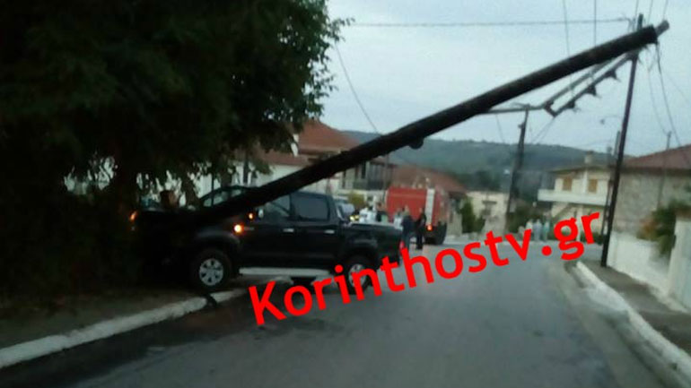 Τροχαίο ατύχημα με δύο τραυματίες στην Αρχαία Νεμέα