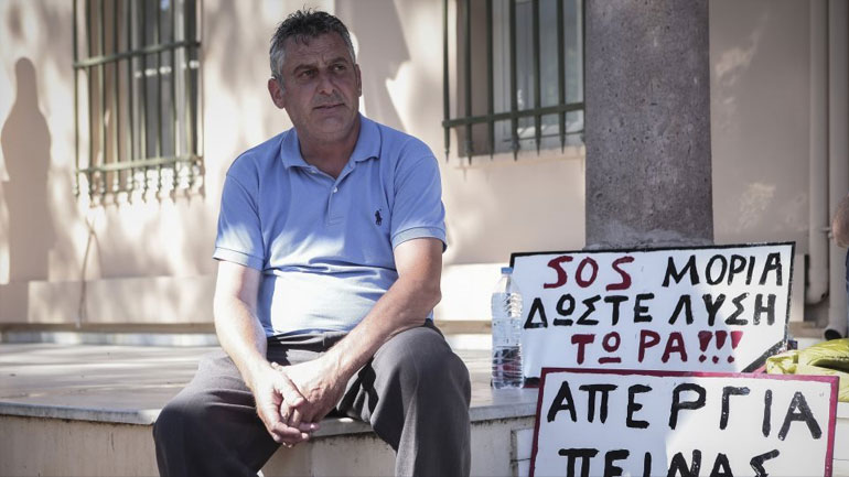 Μυτιλήνη: Διέκοψε την απεργία πείνας ο πρόεδρος της δημοτικής Κοινότητας Μόριας