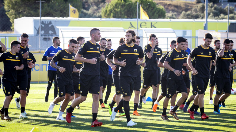 Με Μελισσανίδη η πρώτη προπόνηση της ΑΕΚ