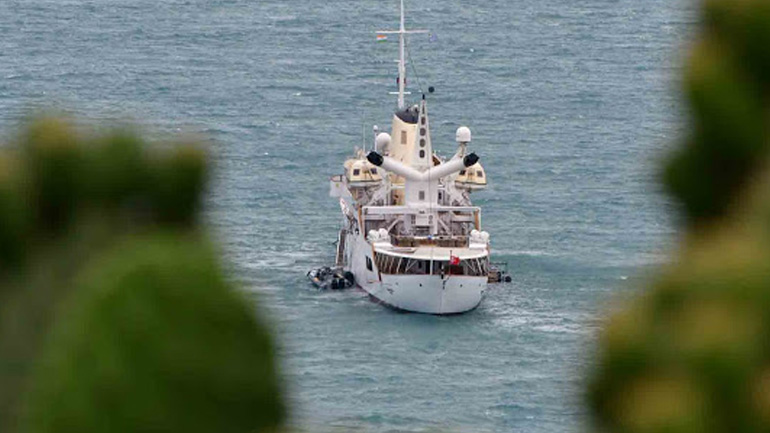 Η θρυλική θαλαμηγός «Χριστίνα» του Αριστοτέλη Ωνάση στο Ναύπλιο