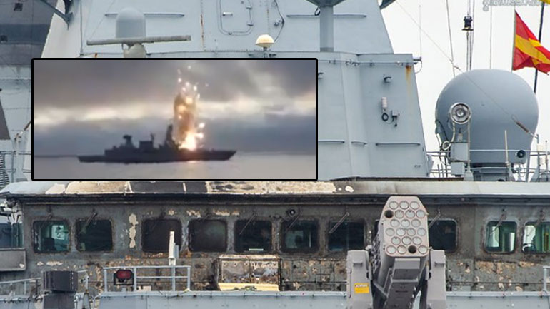 Εκτόξευση-φιάσκο από γερμανική φρεγάτα