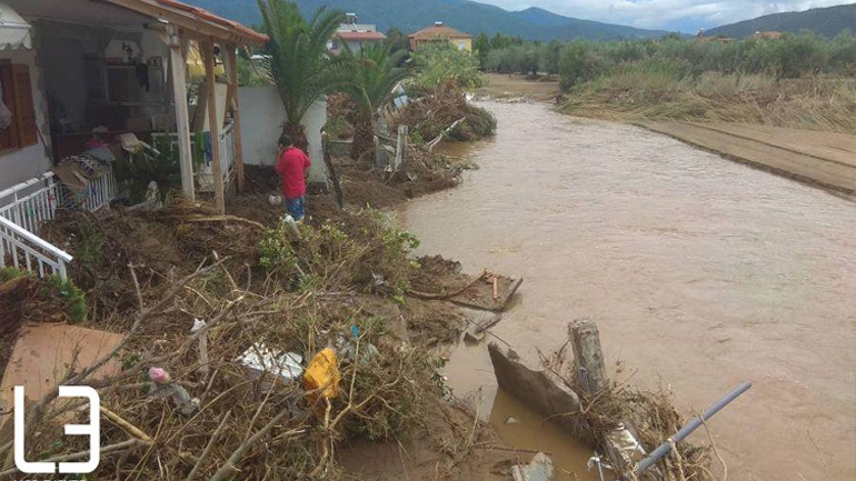 Θεσσαλονίκη: Μεγάλες καταστροφές στα Βρασνά μετά την κακοκαιρία των τελευταίων ημερών