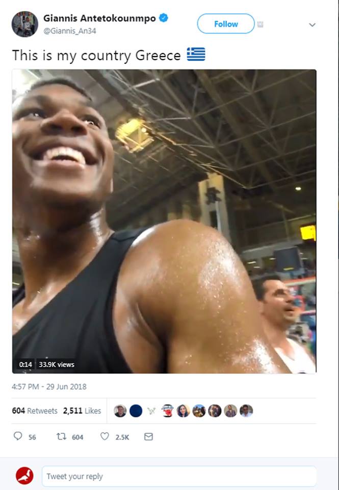 Ο Γιάννης ανέβασε το σποτ στους προσωπικούς του λογαριασμούς στα κοινωνικά δίκτυα