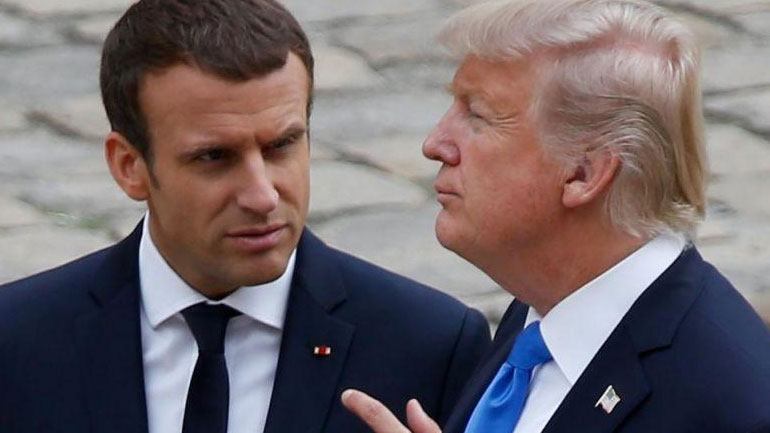 Τραμπ προς Μακρόν: «Φύγε από την Ε.Ε. και έλα μαζί μου»