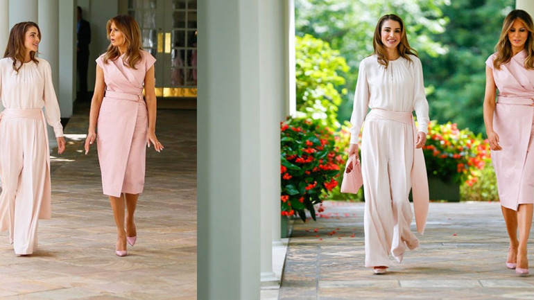Μαθήματα στυλ και κομψότητας στον Λευκό Οίκο από τη βασίλισσα Ράνια της Ιορδανίας
