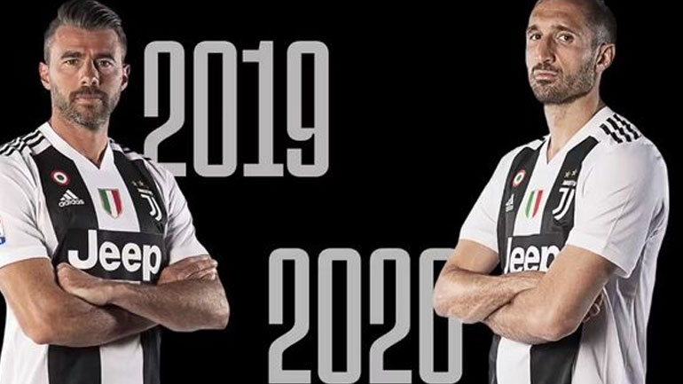 Γιουβέντους: Ανανέωσαν οι Κιελίνι και Μπαρτζάλι