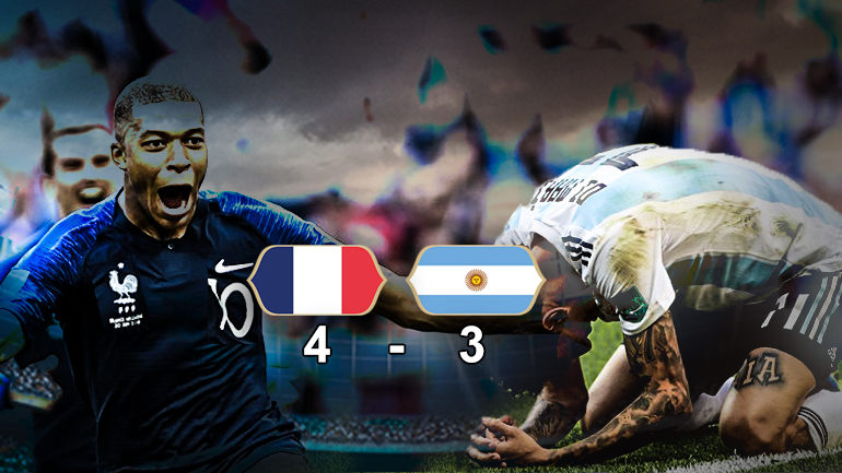 Διαφήμιση του ποδοσφαίρου με νικήτρια τη Γαλλία