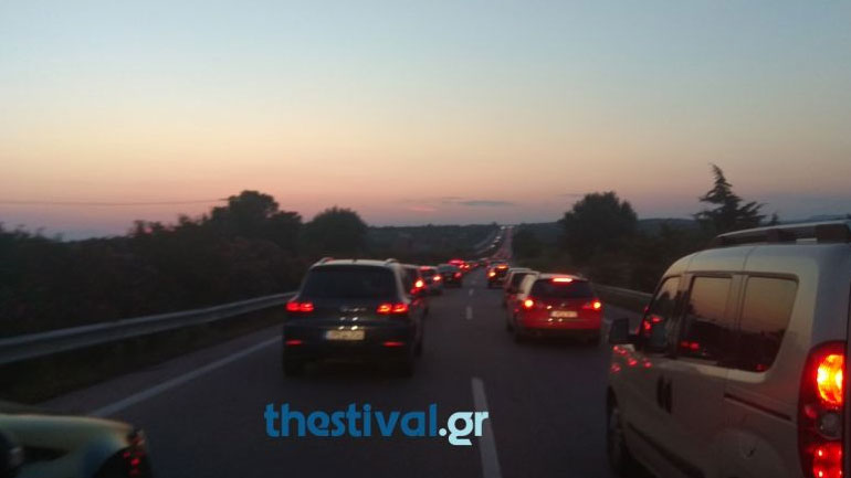 Με χαμηλές ταχύτητες η επιστροφή των εκδρομέων από τη Χαλκιδική