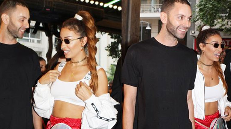 H chic athleisure εμφάνιση της Ελένης Φουρέιρα σε εγκαίνια στη Θεσσαλονίκη!