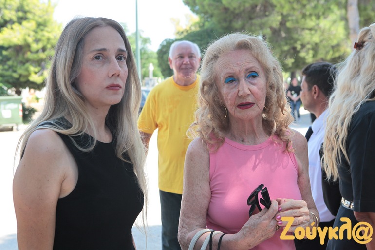 Η Μ. Ψαθά και η κόρη της Λ. Νίτσου