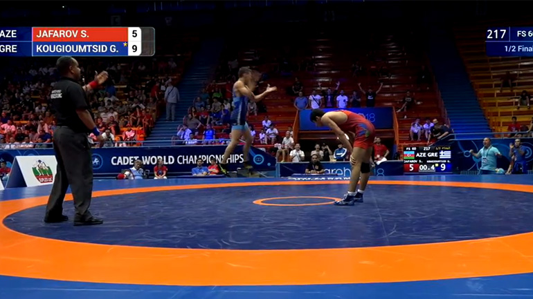 Στον τελικό του παγκοσμίου πρωταθλήματος Πάλης ο Κουγιουμτσίδης