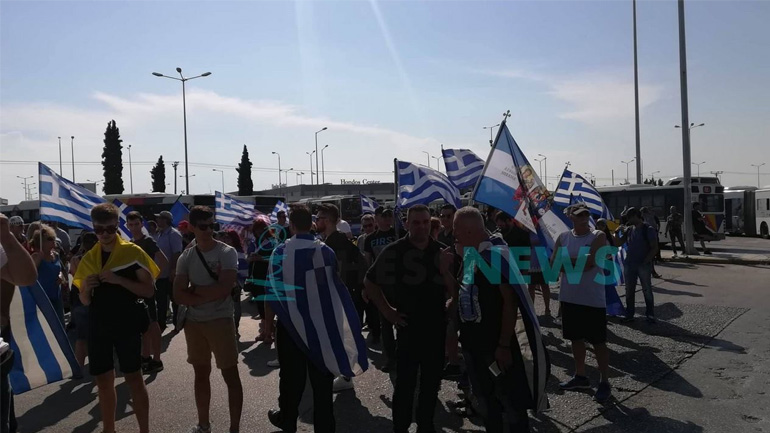Θεσσαλονίκη: Σε εξέλιξη διαμαρτυρία για την ελληνικότητα της Μακεδονίας