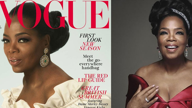 Η μεγαλοπρεπής φωτογράφιση της Oprah Winfrey στη βρετανική «Vogue»
