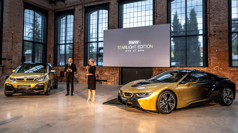 Πασπαλισμένα με χρυσόσκονη τα BMW i3 και i8