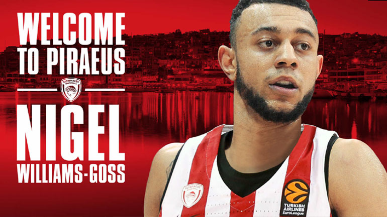 Ανακοίνωσε την απόκτηση του Νάιτζελ Γουίλιαμ Γκος ο Ολυμπιακός