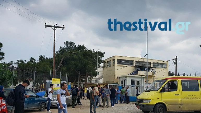 Διαβατά: Ένας τραυματίας στη διαμαρτυρία των προσφύγων