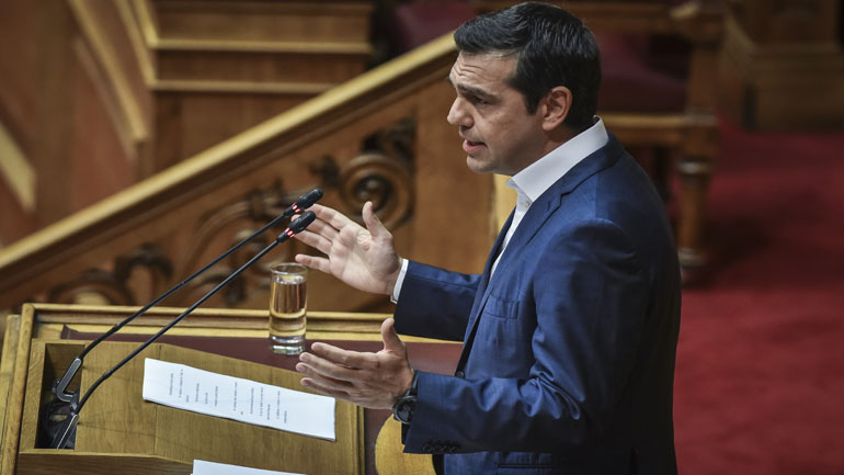 Δευτερολογία Τσίπρα για διαπλοκή, επιχειρηματίες και Μαρινάκη