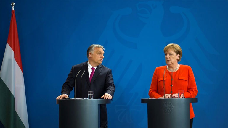 Διαφωνία Μέρκελ – Ορμπάν για τη στάση της Ευρώπης αναφορικά με το προσφυγικό