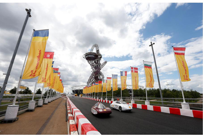  Στον Μαραθώνιο Οικονομία της Shell οι συμμετέχοντες προσπαθούν να καλύψουν όσο το δυνατόν μεγαλύτερη απόσταση με ελάχιστο καύσιμο