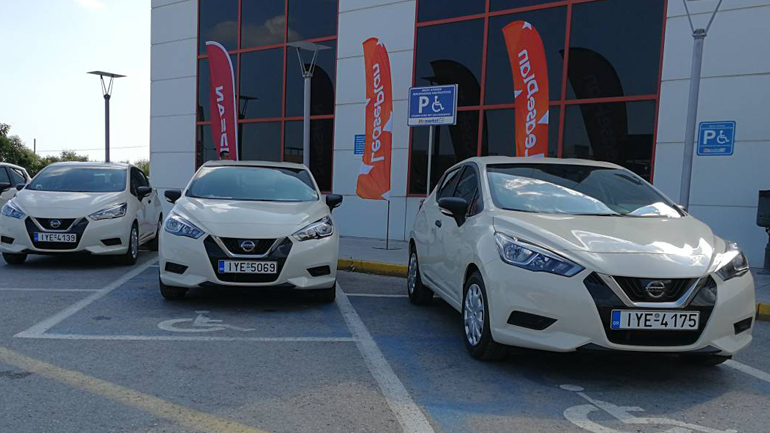 H Nissan παρέδωσε 105 Micra στα Mymarket