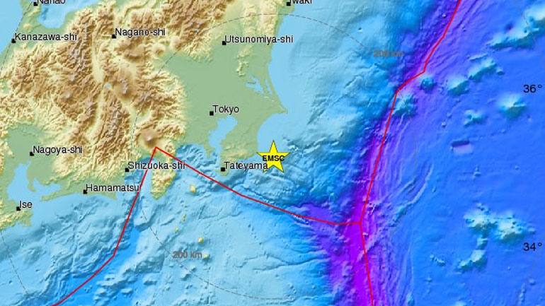 Ιαπωνία: Σεισμός 6R κοντά στο Τόκιο- δεν υπάρχει κίνδυνος για τσουνάμι