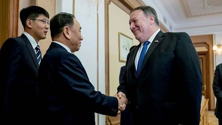 Δεύτερη ημέρα συνομιλιών του αμερικανού ΥΠΕΞ Πομπέο στην Πιονγκγιάνγκ