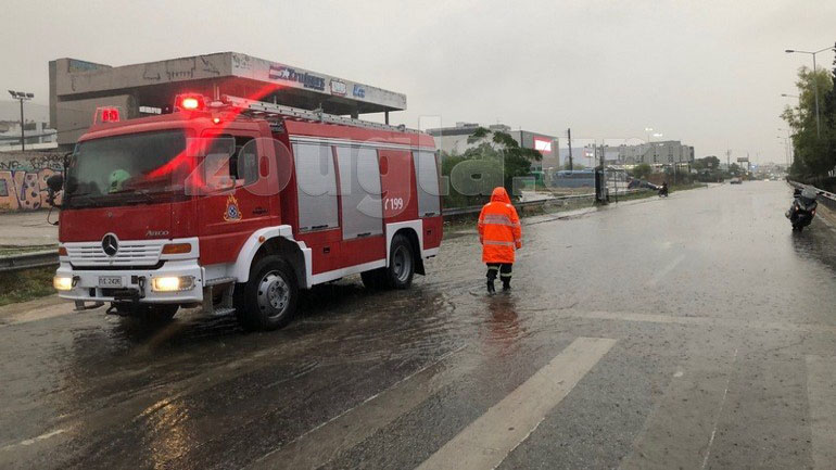 Αποκαταστάθηκε η κυκλοφορία στην οδό Πειραιώς και στην Πύλη Ε2 στο λιμάνι του Πειραιά