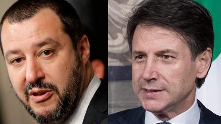 Συνάντηση Σαλβίνι- Κόντε εν όψει της συνόδου των υπουργών Εσωτερικών του Ίνσμπορουκ