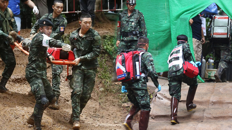 Διασώθηκαν όλοι από το σπήλαιο της Ταϊλάνδης