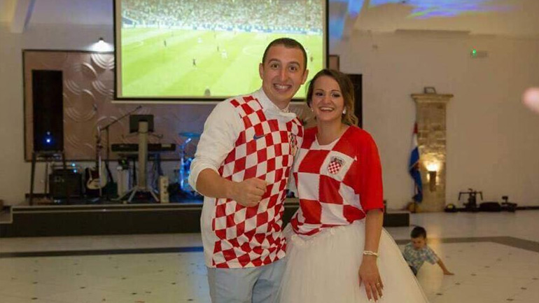 Γάμος στην Κροατία με άρωμα… Μουντιάλ!