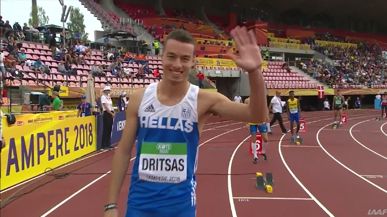 Τάμπερε 2018: Ατομικό ρεκόρ και ημιτελικός για τον Δρίτσα