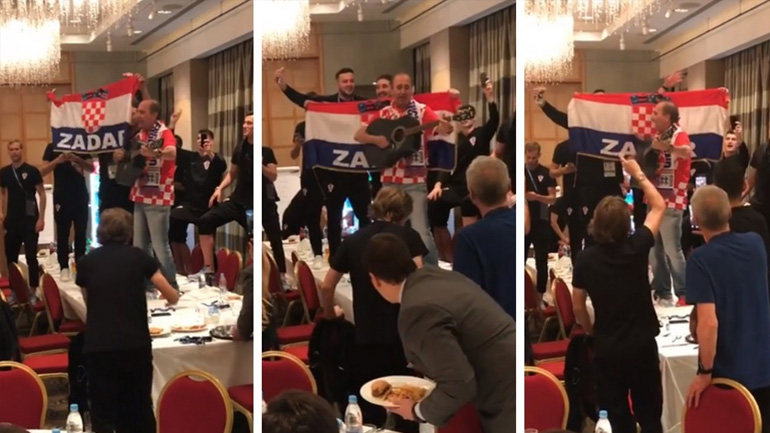 Το πάρτι της Κροατίας στο ξενοδοχείο