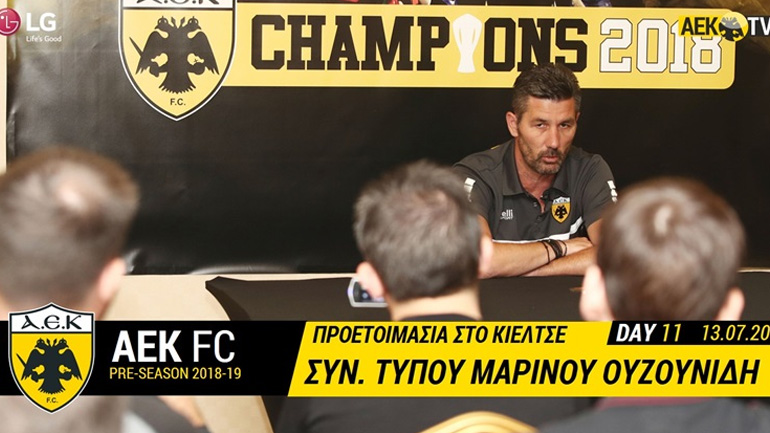 ΑΕΚ: Ο Μαρίνος Ουζουνίδης εφ’ όλης της ύλης