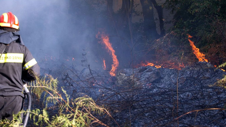 Σε ύφεση οι φωτιές στο Λασίθι – Τεράστια η καταστροφή