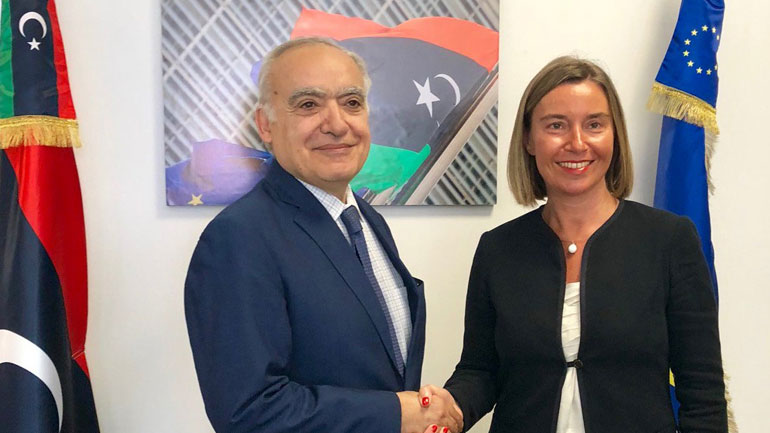 Συναντήσεις της Μογκερίνι στην Τρίπολη για τη συνεργασία Ε.Ε.-Λιβύης