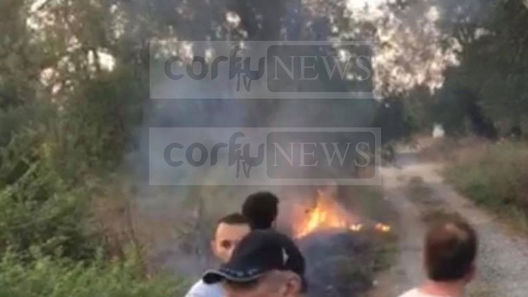 Επεισόδια στην περιοχή του ΧΥΤΑ στη Λευκίμμη Κέρκυρας