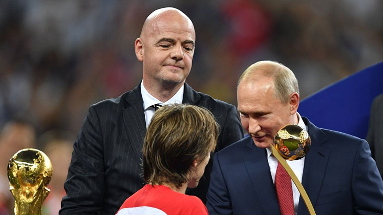 Πούτιν: «Η Ρωσία μπορεί να είναι περήφανη για τη διοργάνωση του Μουντιάλ»