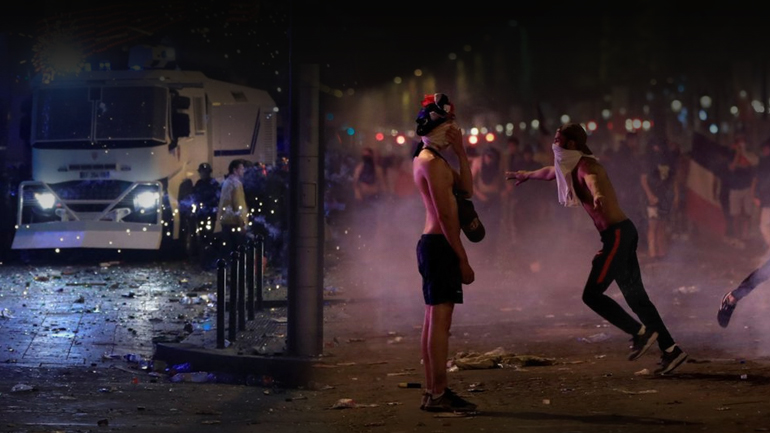 Πανηγυρισμοί με επεισόδια και βία