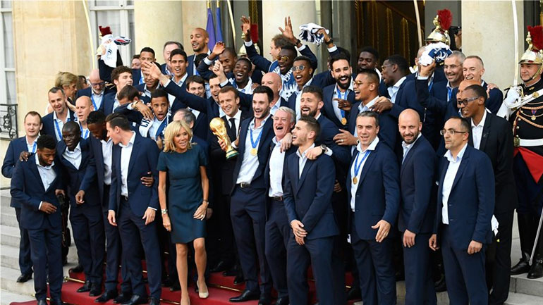 Οι Παγκόσμιοι πρωταθλητές στο Προεδρικό Μέγαρο