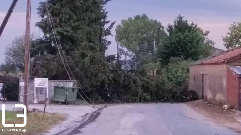 Προβλήματα από την κακοκαιρία στη Μαυρούδα Θεσσαλονίκης