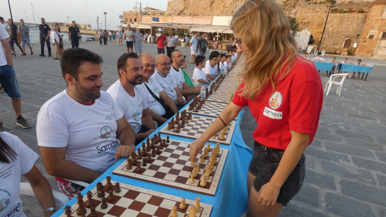 Στα Χανιά η παγκόσμια πρωταθλήτρια στο σκάκι