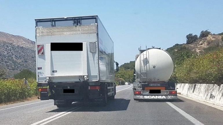 Κρήτη: Οδηγός κατέγραψε με την κάμερα του παραβάτες του ΚΟΚ