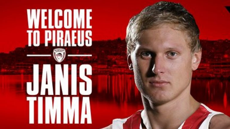 Μπάσκετ: Ανακοίνωσε τον Γιάνις Τίμα ο Ολυμπιακός
