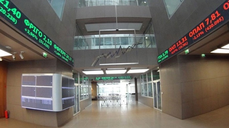 Πτωτικές τάσεις στο Χρηματιστήριο Αθηνών
