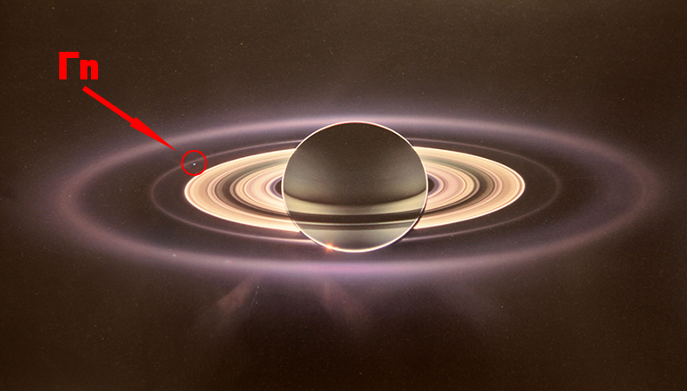 Σύγκριση μεγέθους της Γης με τον Κρόνο