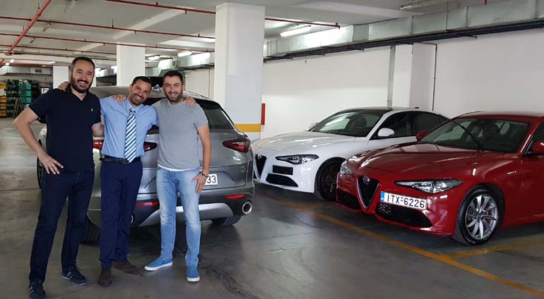 Από αριστέρα: Σπύρος Χώτος, Ιάκωβος Κρομμύδας και Βασίλης Σαρημπαλίδης