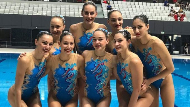 Καλλιτεχνική κολύμβηση: Όγδοη θέση στο κόμπο για την Εθνική Νεανίδων
