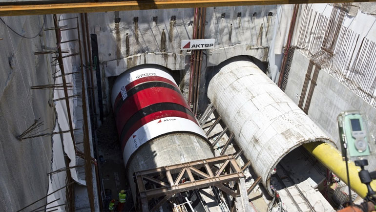 Θεσσαλονίκη: Ολοκληρώνεται το 100% της διάνοιξης των σηράγγων του μετρό